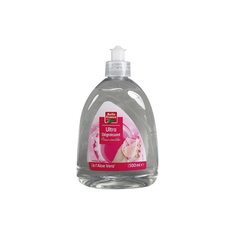 Liquide vaisselle - Peaux sensibles - 500 ml - BELLE FRANCE - Entretien de la vaisselle - DE-611228