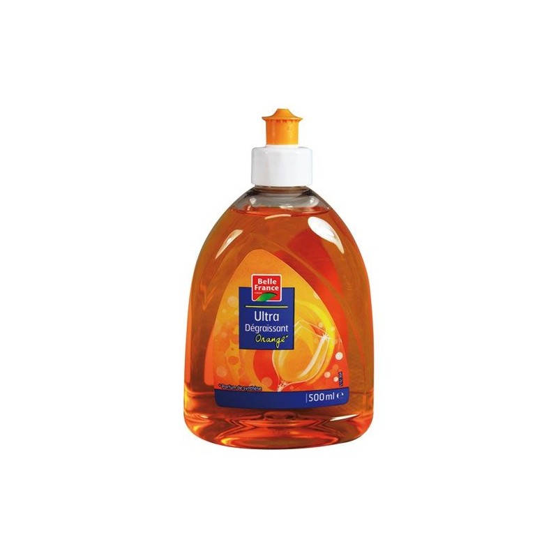 Liquide vaisselle - Orange - 500 ml - BELLE FRANCE - Entretien de la vaisselle - DE-611210