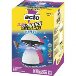 Aspirateur à Moustiques / Insectes volants - Lampe UV - Action 80 m2 - ACTO - Insectes volants - DE-386425