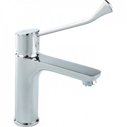 Mitigeur lavabo Serenity - Medium - Avec tirette - Manette PMR coudée - SIDER - Robinets / Mitigeurs - SI-268097