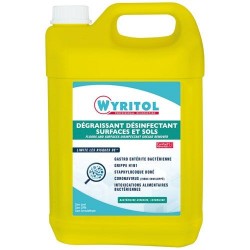 Nettoyant dégraissant / désinfectant - Sols / Surfaces - 5 L - WYRITOL - Hygiène de la maison - DE-566720