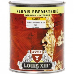 Vernis bois - Intérieur / Extérieur - Satiné - Incolore - 1 L - AVEL - Lasures et Vernis - BR-259292