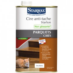 Cire anti tâche - Incolore - 1 L - STARWAX - Entretien du bois - BR-330450