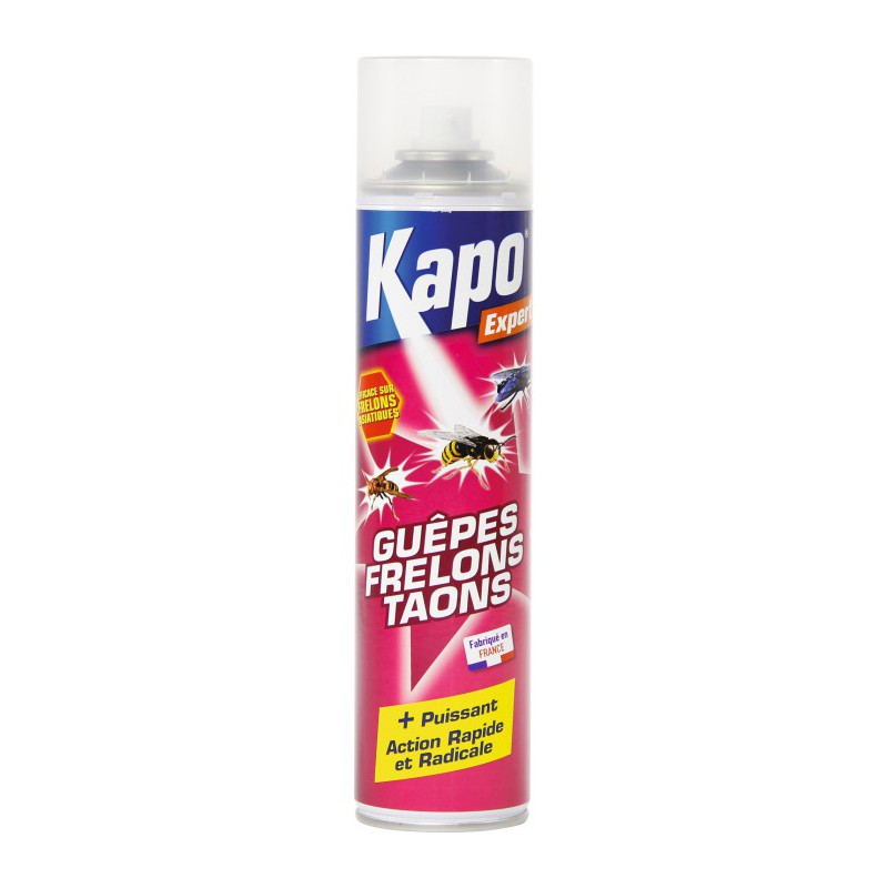 Aérosol Guêpes, Frelons et Taons - 400 ml - KAPO - Insectes volants - BR-032786