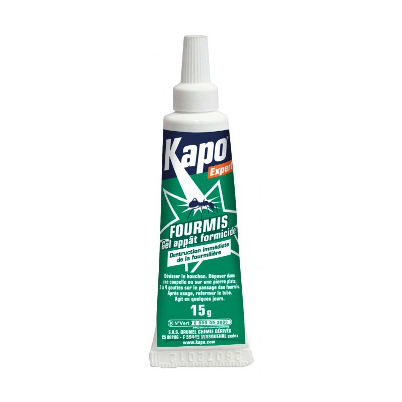 Tube Appât anti-fourmis - 15 Gr - KAPO - Insectes rampants - BR-494429