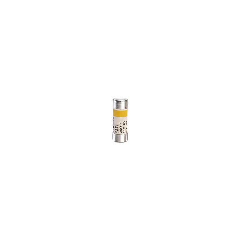 Cartouche domestique cylindrique - 6 A - 8.5 x 23 mm - Avec voyant-Lot de 3 - LEGRAND - Fusibles - BR-826707