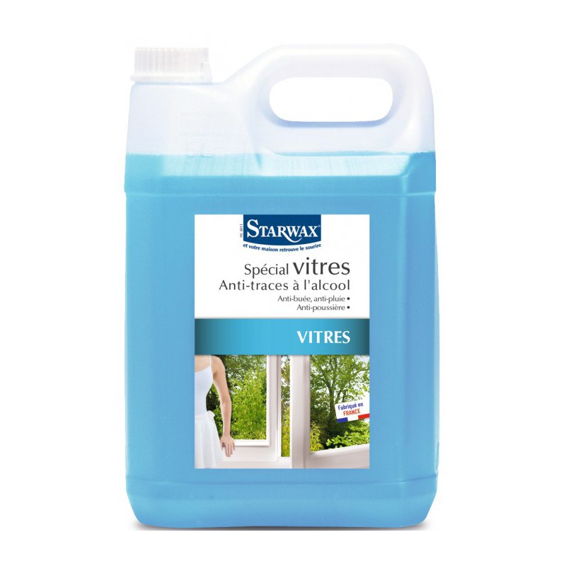 Nettoyant vitres Anti-traces - 5 L - STARWAX - Entretien des vitres - BR-678937