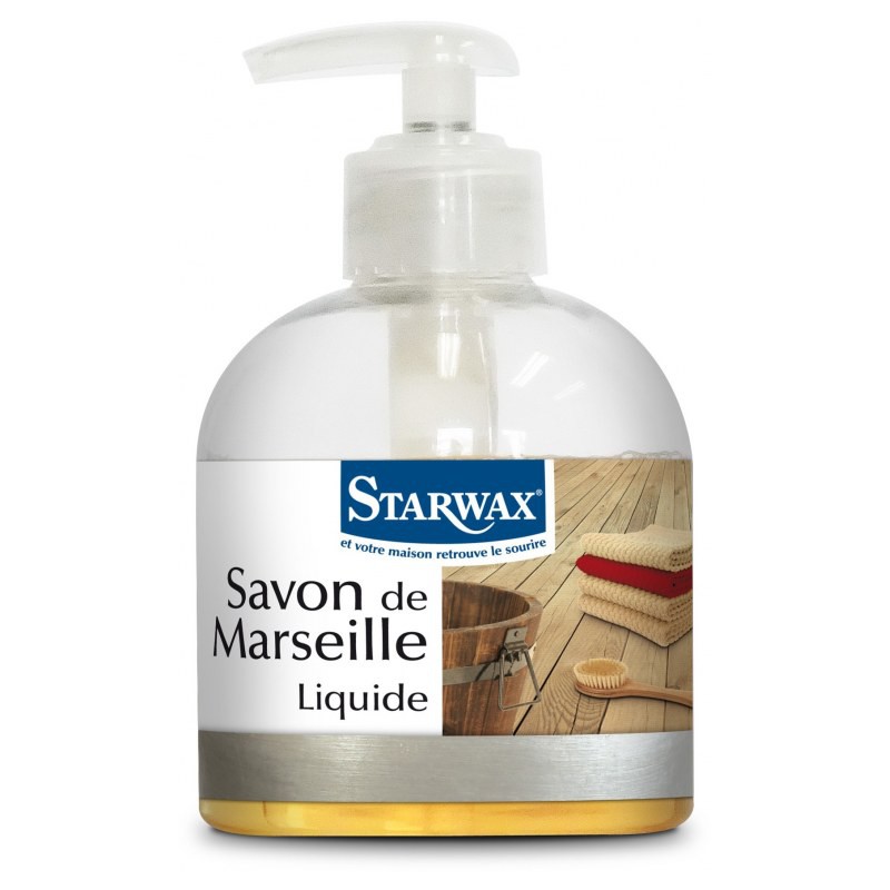 Savon de Marseille liquide - 300 ml - STARWAX - Bain, savons et soins du corps - BR-012058