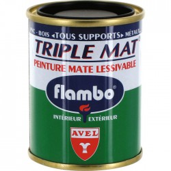 Triple mat - Noir - 100 ml - Flambo AVEL - Peintures - BR-751979