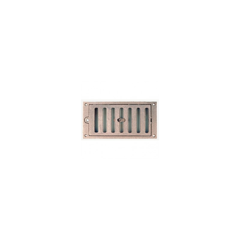 Grille Aération Rectangle Fonte 220 X 110 mm - JARDINIER MASSARD - Grille de ventilation - BR-259888