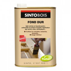 Fond Dur - Protection et bouche pores - 500 ml - Incolore - SINTO - Réparation et rénovation du bois - BR-801470