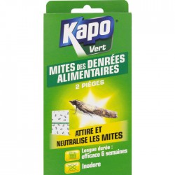 Mites alimentaire Kapo Vert - Piège - 2 pièges - KAPO - Insectes volants - BR-112503