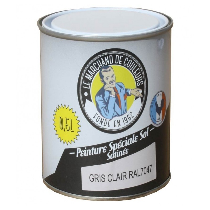 Peinture Spécial Sol - Satinée - Gris clair - 0.5 L - ONIP - Peintures - MC70198