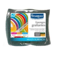 Eponges Grattante x2 - STARWAX - Éponge - BR-212540