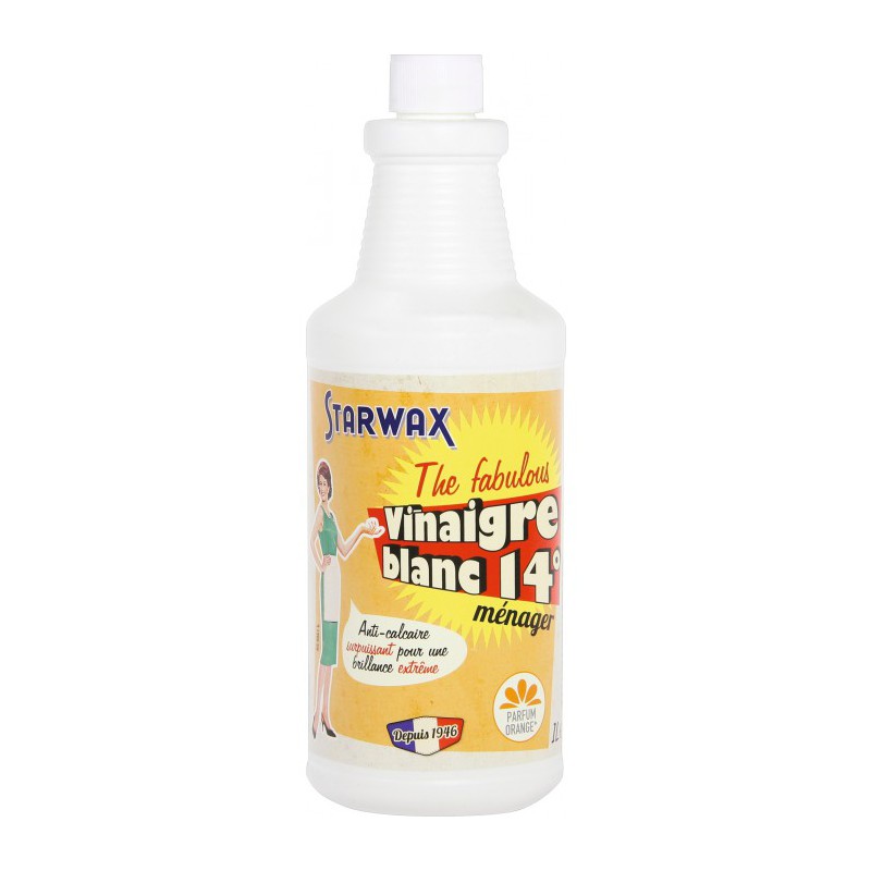 Vinaigre blanc Orange - THE MIRACULOUS - 1L - STARWAX - Produits multi-usages - BR-318534 Vinaigre blanc Orange - THE MIRACULOUS - 1L - STARWAX - Produits multi-usages - BR-318534