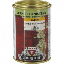 Vernis ébénisterie - Satiné - Incolore - 250 ml - AVEL - Lasures et Vernis - BR-295442