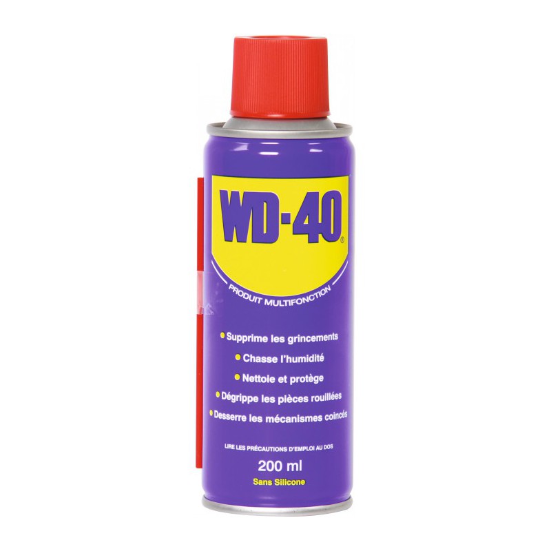 Huile multi-fonctions WD-40 - Aérosol de 200 ml - Solvant / Graisse - BR-601101