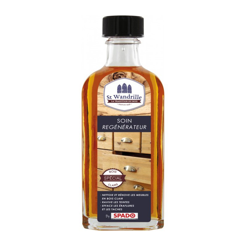 Soin régénérateur pour bois clair - 125 ml - SPADO - Entretien du bois - BR-103098