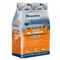 Fleur de chaux - 4 Kg - BOSTIK - Enduit universel / Multi-usages - BR-601552