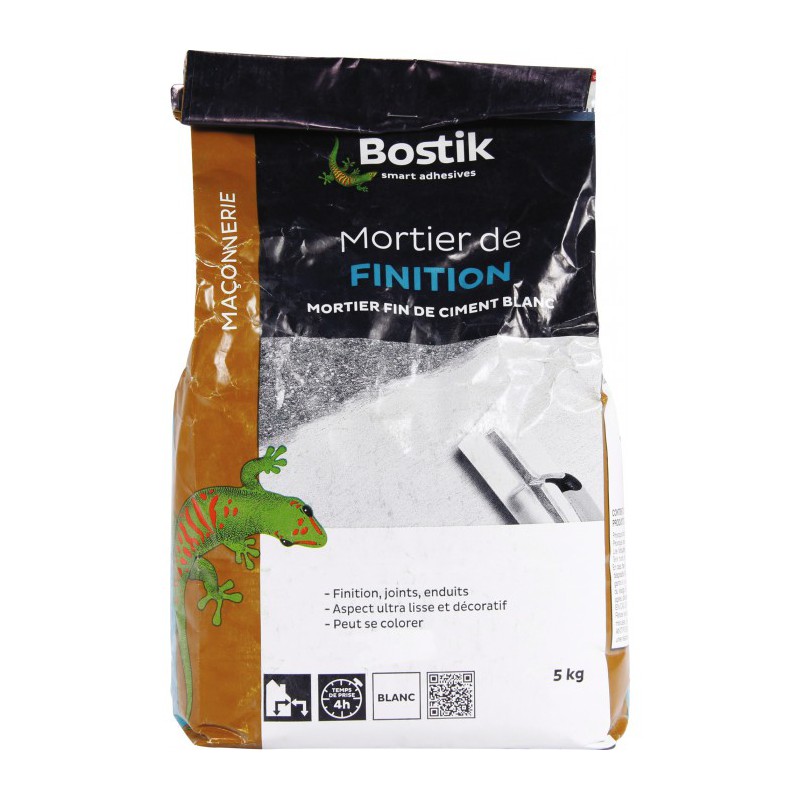 Mortier de finition - Gris - 5 Kgs - BOSTIK - Mortier - BR-700157