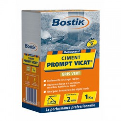 Ciment Prompt Vicat - Boîte de 1 Kg - BOSTIK - Ciment et Plâtre - BR-700153