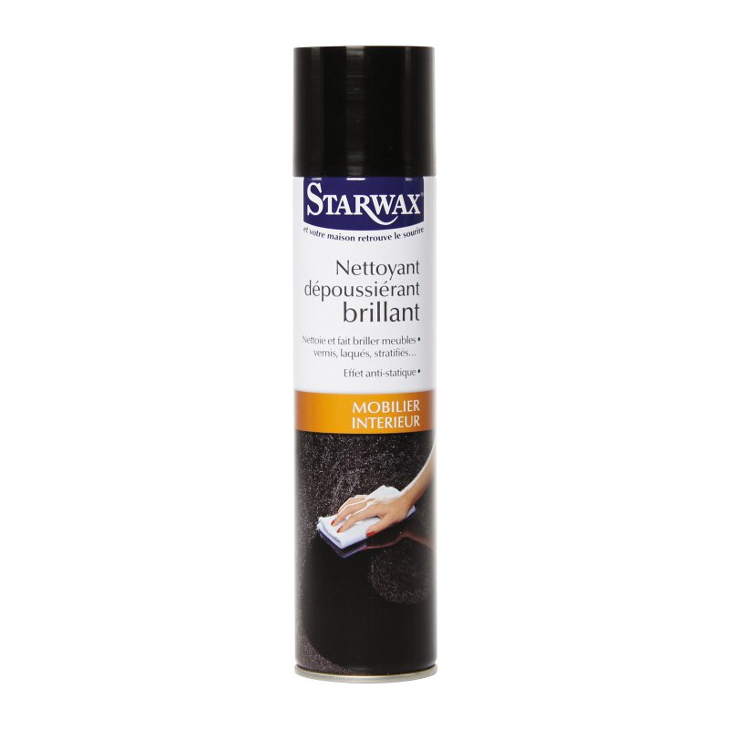 Nettoyant dépoussiérant brillant - 400ml - STARWAX - Entretien du bois - BR-032409