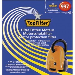 Filtre entrée moteur pour aspirateur - 125 x 310 mm - TOP FILTER - Accessoires Aspirateur - BR-664898