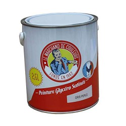 Peinture Glycéro - Bois / Métal - Satinée - Gris perle - 2.5 L - ONIP - Peintures - MC70173