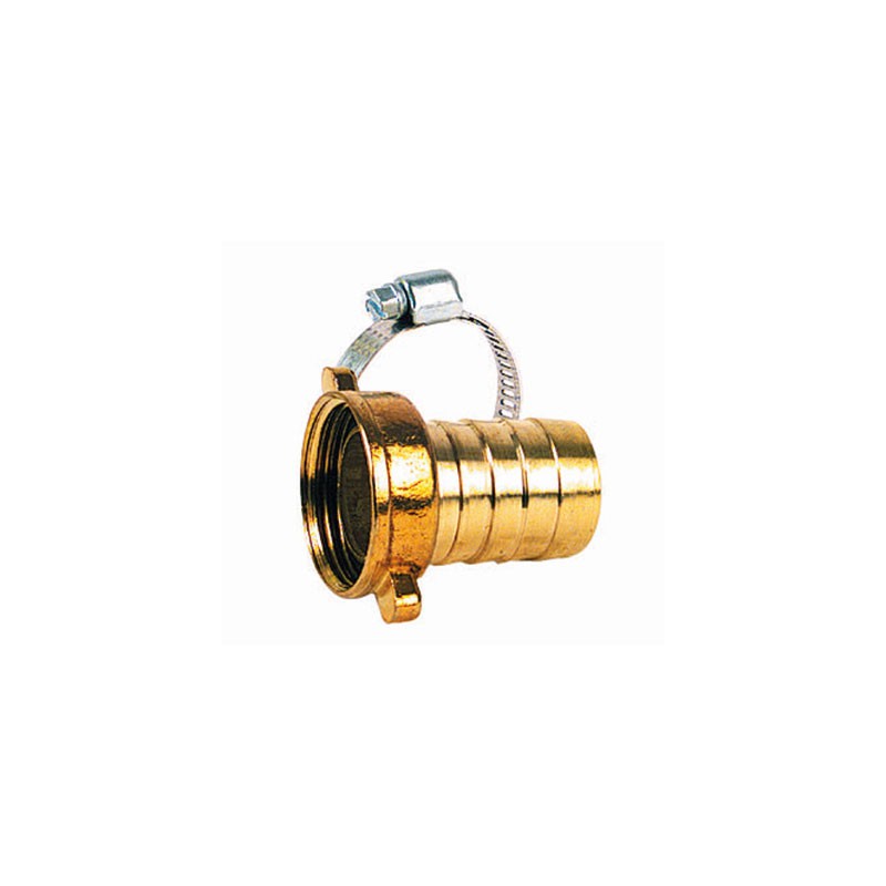 Nez de robinet en laiton + collier - ⌀12 mm - 15 x 21 mm - CAP VERT -  - BR-589118