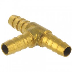 Té de dérivation en laiton - ⌀ 12 mm - CAP VERT -  - BR-588135