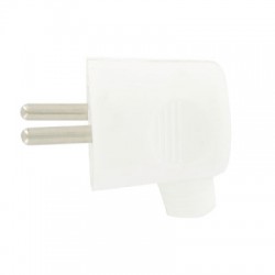 Fiche mâle 16A - 2P + T en plastique - Blanc - DHOME - Prises / Fiches / Adaptateurs - BR-052936