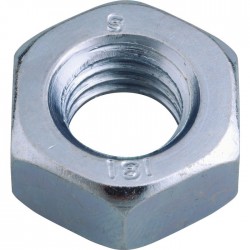 Écrou hexagonal - Classe 8 - Acier zingué - 20 mm - Boîte de 25 - VISWOOD - Écrou - SI-347661