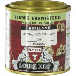 Vernis ébénisterie - Brillant - Incolore - 125 ml - AVEL - Lasures et Vernis - BR-166723