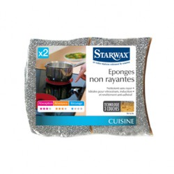 Éponges non rayantes x2 - STARWAX - Éponge - BR-212542