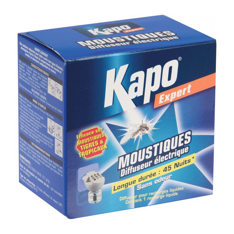 Diffuseur Electrique Liquide anti-moustiques - KAPO - Insectes volants - BR-112500