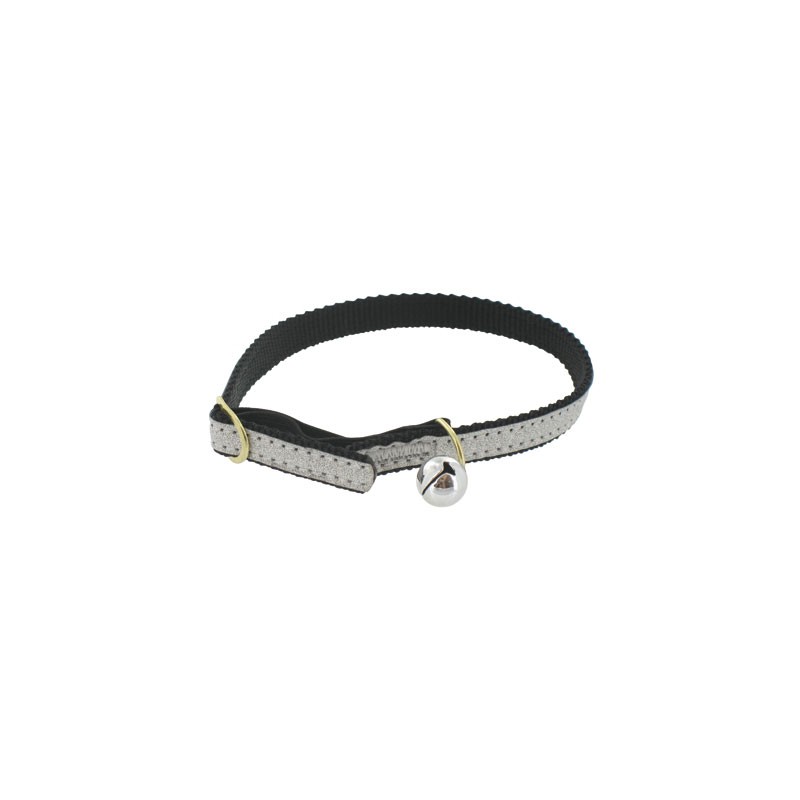 Collier pour chat avec grelot - Gris - 30 cm - ZOLUX - Chats - BR-751900