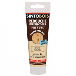 Pâte à  Bois Nature 80gr - SINTOBOIS - Réparation et rénovation du bois - BR-501417