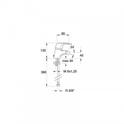 Mitigeur pour bidet "Première" - SIDER - Robinets / Mitigeurs - SI-280036