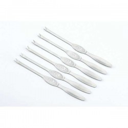 Lot de 6 curettes à  homard - 17.6 cm - PRADEL - Couverts à fruits de mer - 7248P-6