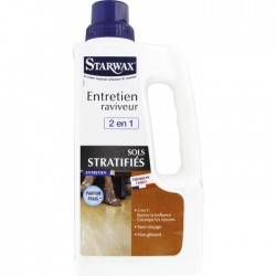 Entretien Parquet Vitrifié et Stratifié 1l - STARWAX - Entretien du bois - BR-820717