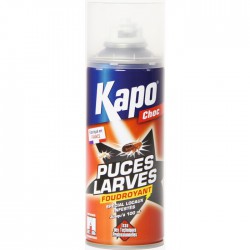 Aérosol foudroyant puces et larves - 200 ml - KAPO - Insectes rampants - BR-012073