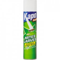 Aérosol Mites et Larves - 400 ml - Longue durée - KAPO - Insectes volants - BR-032964