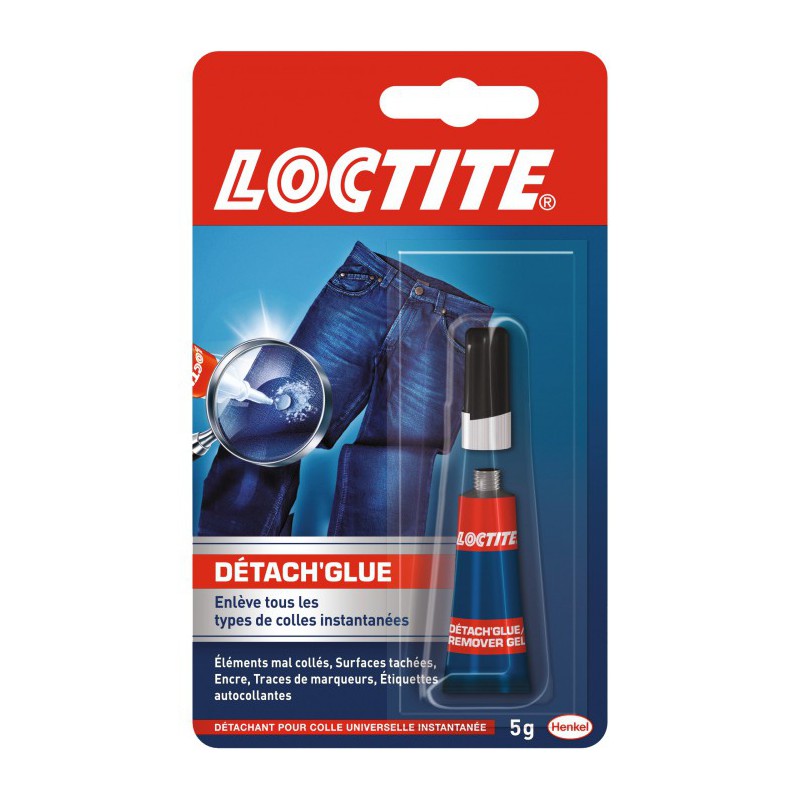 Détach'Glue 3 - Nettoyant de colle - 5 Grs - LOCTITE - Colle - BR-030082