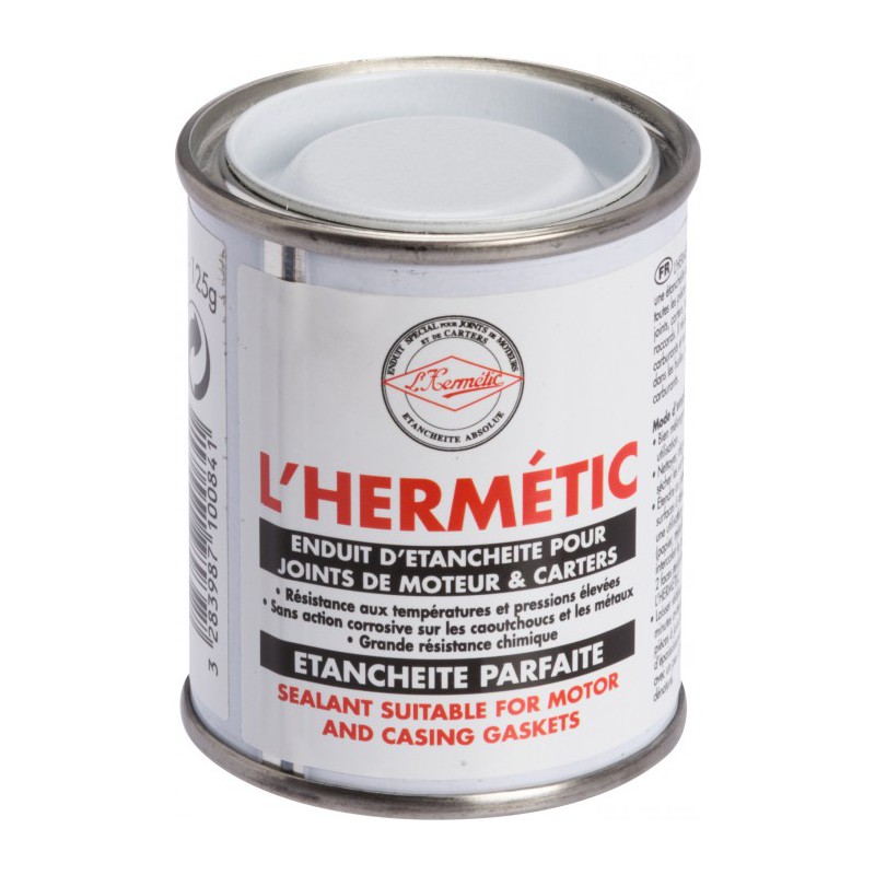 Enduit d'étanchéité pour joints de moteur et carters 125 Grs - L'Hermetic - GEB - Enduit anti-humidité / étanchéité - BR-068498