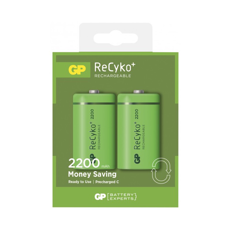 2 piles rechargeables - Recyko 220CHE-2GB2 / C - GP - Pile rechargeable - DE-812784