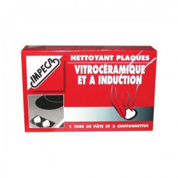 Nettoyant vitrocéramique et induction - En pâte - 50 ml - IMPECA - Entretien de la cuisine - BR-504890