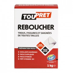 Enduit de rebouchage - 1Kg - TOUPRET - Enduit de rebouchage - BR-565443