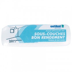 Manchon pour rouleau pour sous-couche plâtre - 180 mm - OUTIBAT - Manchons pour rouleau de peinture - BR-147281