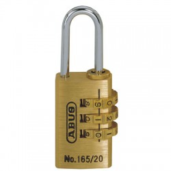 Cadenas laiton à  combinaison interchangeable série 165 - 20 mm - ABUS - Cadenas - BR-151346