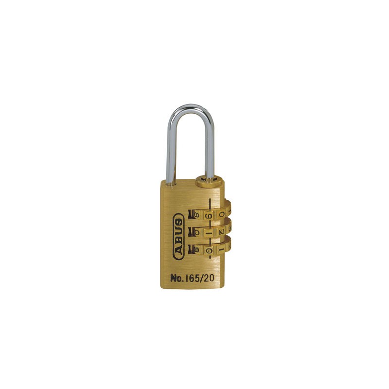 Cadenas laiton à  combinaison interchangeable série 165 - 20 mm - ABUS - Cadenas - BR-151346